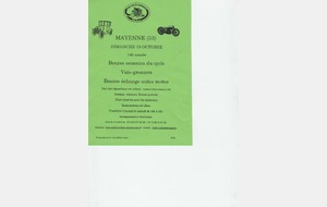 BOURSE OCCASION DU CYCLE A MAYENNE