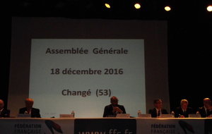 ASSEMBLEE GENERALE REGIONALE A CHANGE, LE 18 DECEMBRE 2016