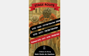 STAGE 53 ROUTE FEVRIER 2026 A ST DENIS DE GASTINES