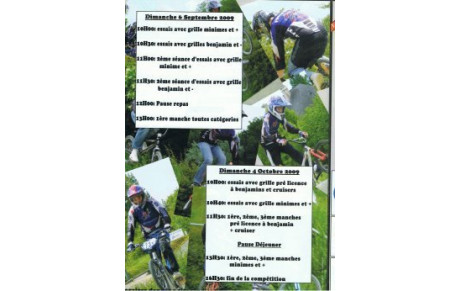 1 ERE MANCHE DU CHPT REGIONAL DE BMX A CHANGE
