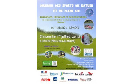 JOURNEE DES SPORTS DE NATURE A CRAON 01/07/2012