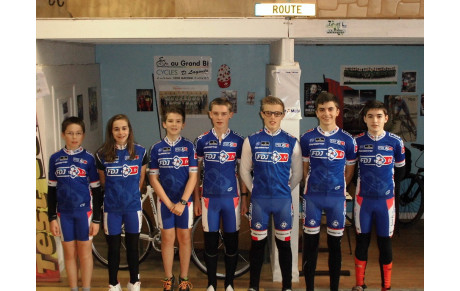 LA SSS CYCLISME AVEC LES COULEURS DE LA FDJ