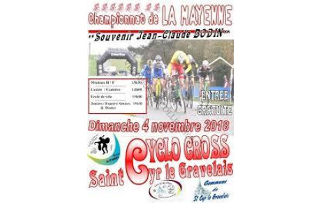 CHPT DE LA MAYENNE CYCLO - CROSS A ST CYR LE GRAVELAIS