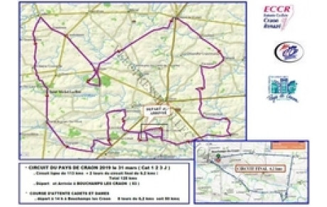 CIRCUIT DU PAYS DE CRAON 1-2-3-CAT ET JUNIOR LE 31 MARS 2019