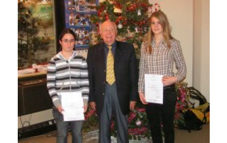 Remise de diplôme de jeune arbitre  à la FFC