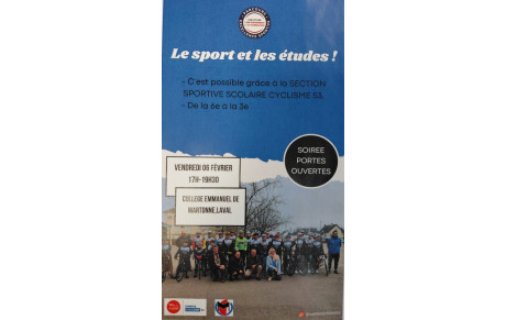 PORTES OUVERTES COLLEGE EMMANUEL DE MARTONNE VENDREDI 06 FEVRIER 2026